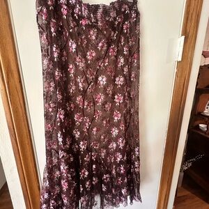 Free People “Intimates” Lace Skirt